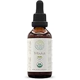 HerbEra Tribulus B60 USDA Organic Tincture | Alcohol-Free Extract, High-Potency Herbal Drops | Certified Organic Tribulus (Tribulus terrestris) Dried Fruit (2 oz)