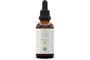 HERBERA Tribulus B60 Alcohol-Free Herbal Extract Tincture, Concentrated Liquid Drops Natural USDA Organic Tribulus (Tribulus Terrestris) Dried Fruit (2 fl oz)