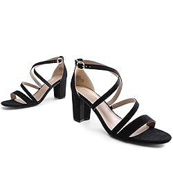 DREAM PAIRS Women’s Ankle Strap Dress Pump Low