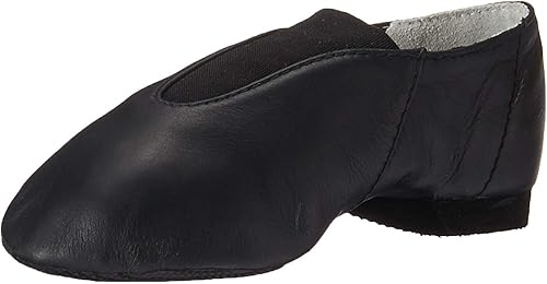 black slip on jazz shoes
