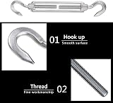 KAHEIGN M6 Awning Attachment Set 44 Pcs Stainless Steel Hardware Kit view 2