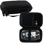 WERJIA Hard Case Compatible with RG34XX/R36MAX Retro Handheld Game Console (black)