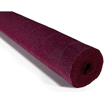 Cartotecnica Rossi Italian Crepe Paper Roll - 140g 17 Inch Wide White Crepe For Wedding Decorations