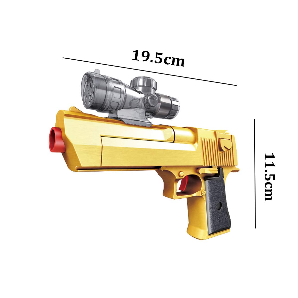 Amazoncom Jingyd Golden Desert Eagle Toy Foam Orbeez Gun