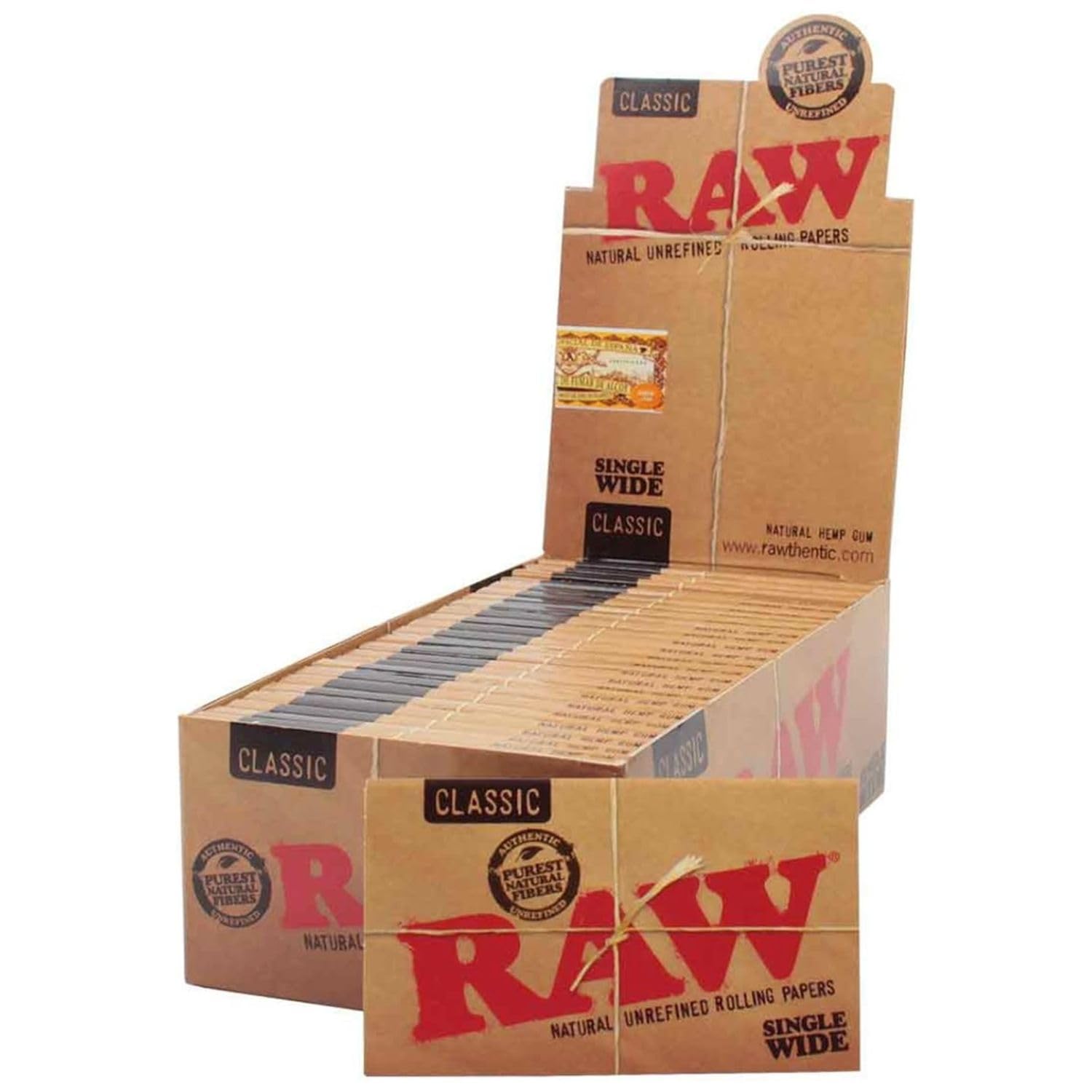 Raw Regular Rolling Papers x25