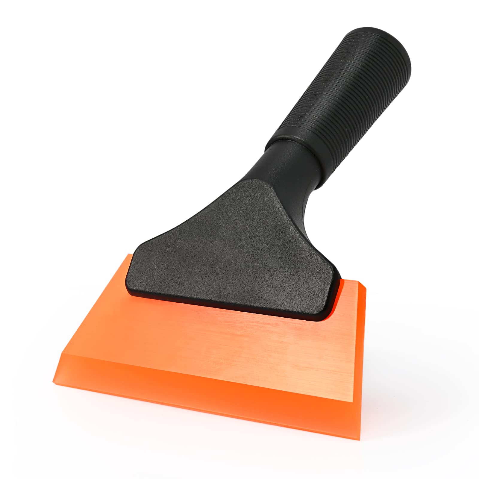 Ehdis Rubber Small Squeegee, Squeegee Blades, Window Squeegee, Shower Squeegee for Car, Window, Shower, Door, Glass - 5 inch, Orange