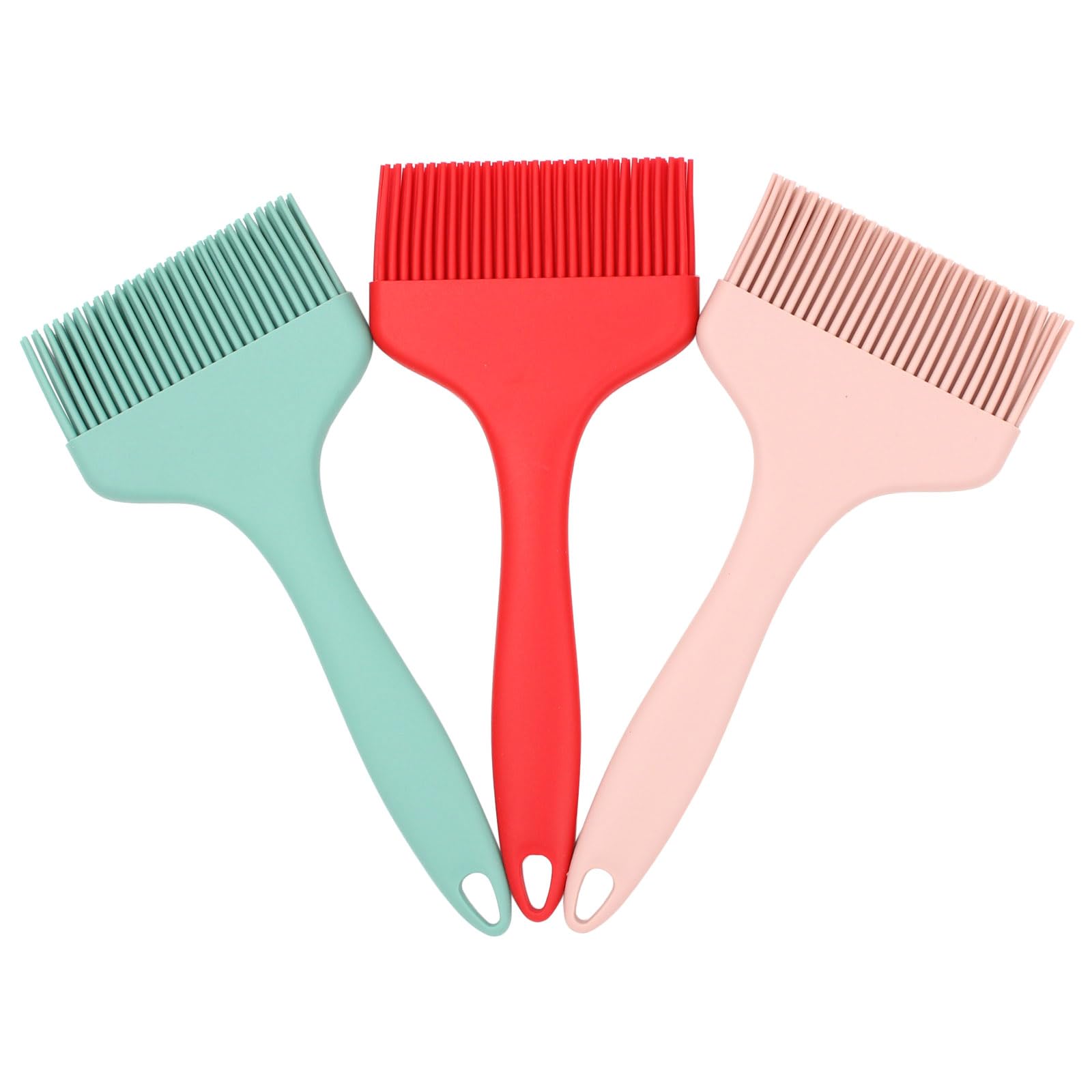 WARMBUY Silicone Basting Pastry Brushes for Baking and Cooking, One Piece Design, 8-3/4", 4 Pack