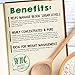 WHC All Natural Stevia Powder (225 Grams / 1523 Servings) | Highly Concentrated Pure Extract | No Fillers, Additives or Artificial Ingredients | Zero-Calorie Sweetener | Best Sugar Substitute
