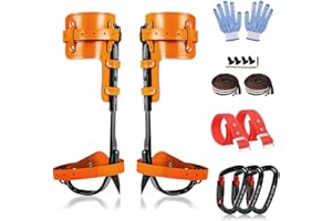 MITOJOSYEER Tree Climbing Gear - Tree Climbing Spikes Suitable for Tree Work, Fruit Picking,Tree Climbing,Logging of Tree Climbing Kit