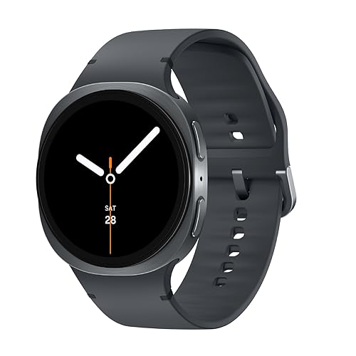 Samsung Galaxy Watch 8 (2025) 44mm Bluetooth Smartwatch, Cushion Design, Fitness Tracker, Sleep Coaching, Running Coach, Energy Score, Heart Rate Tracking, Graphite [US Version, 2 Yr Warranty]