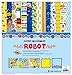 Best Creation 12 by 12-Inch 11 Page Glitter Collection Kit with Stickers and Chipboard, Robot