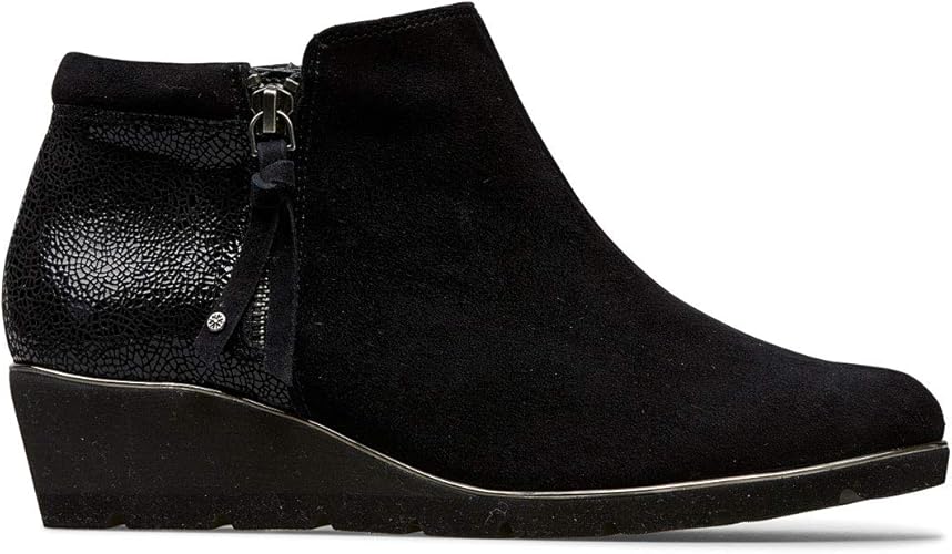 wide fit wedge ankle boots uk