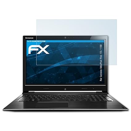 atFolix Schutzfolie kompatibel mit Lenovo IdeaPad Flex 15 / 15D Folie, ultraklare FX Displayschutzfolie (2X)
