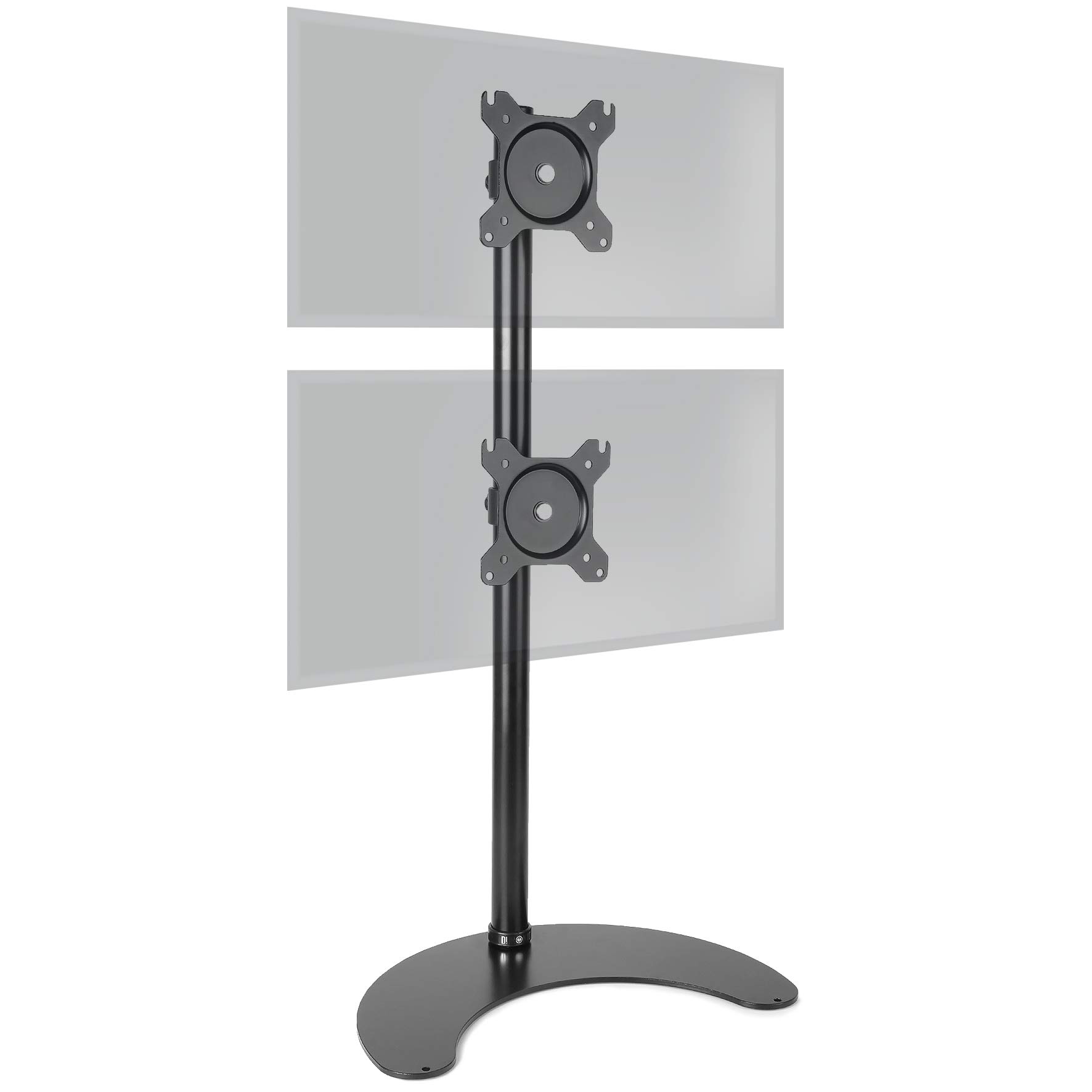 Duronic Dual Monitor Stand DM15D2V2 Adjustable Computer Monitor Arms Multi Stand Dual Screen Stands Ergonomic 2 Monitors Mount Display Stands for Two Monitors 13-32 Inch Desk Mount Screens