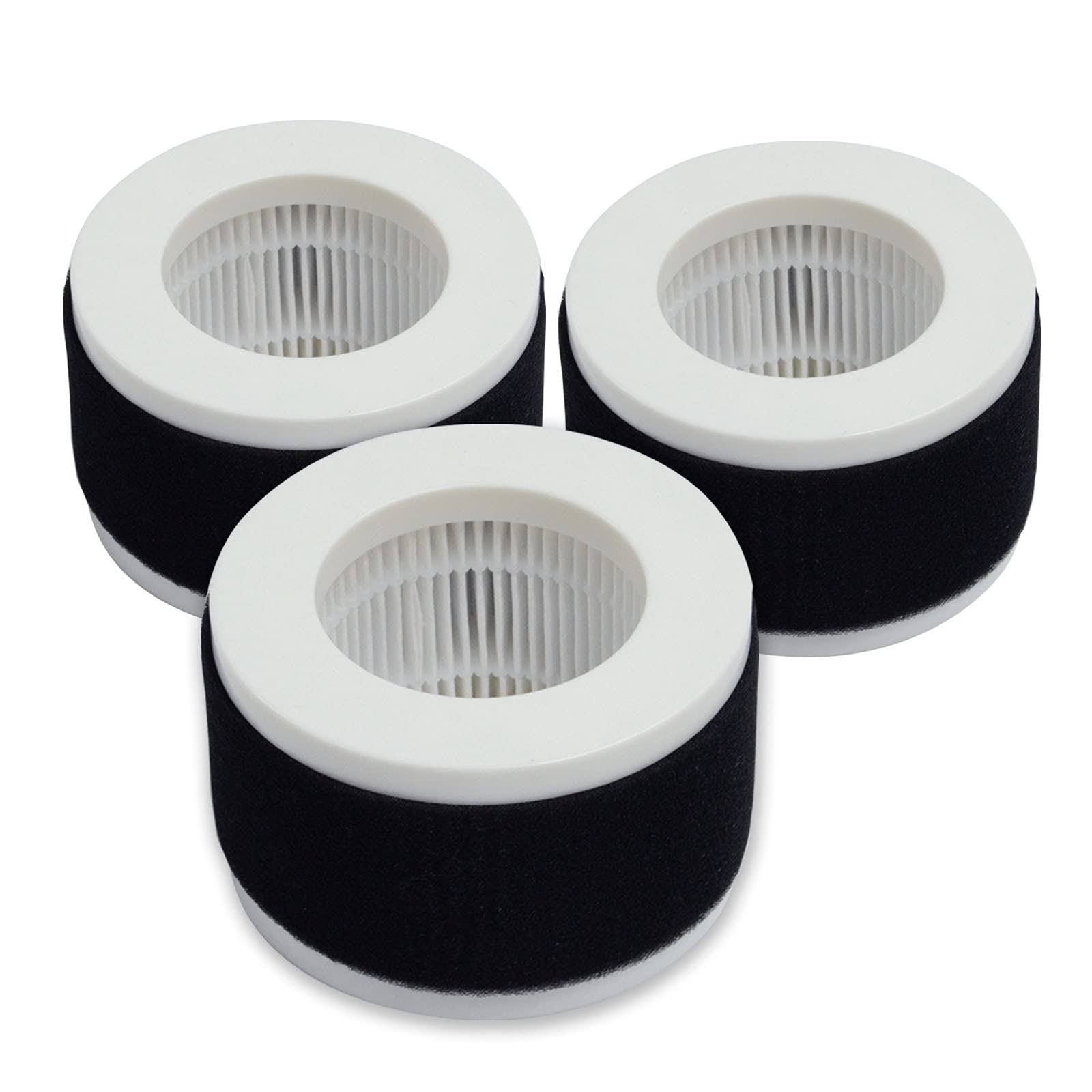 PUREBURG PB-P02F Replacement True HEPA Filter s Compatible with Pro Breeze Mini Air Purifier PB-P02,3-Pack