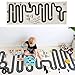 Muyumida Baby Crawl Mat Kids Adventure Rug Floor Mat Street Map Funny Baby Infant Blankets Tapestries Crawling Carpet Kids Rug