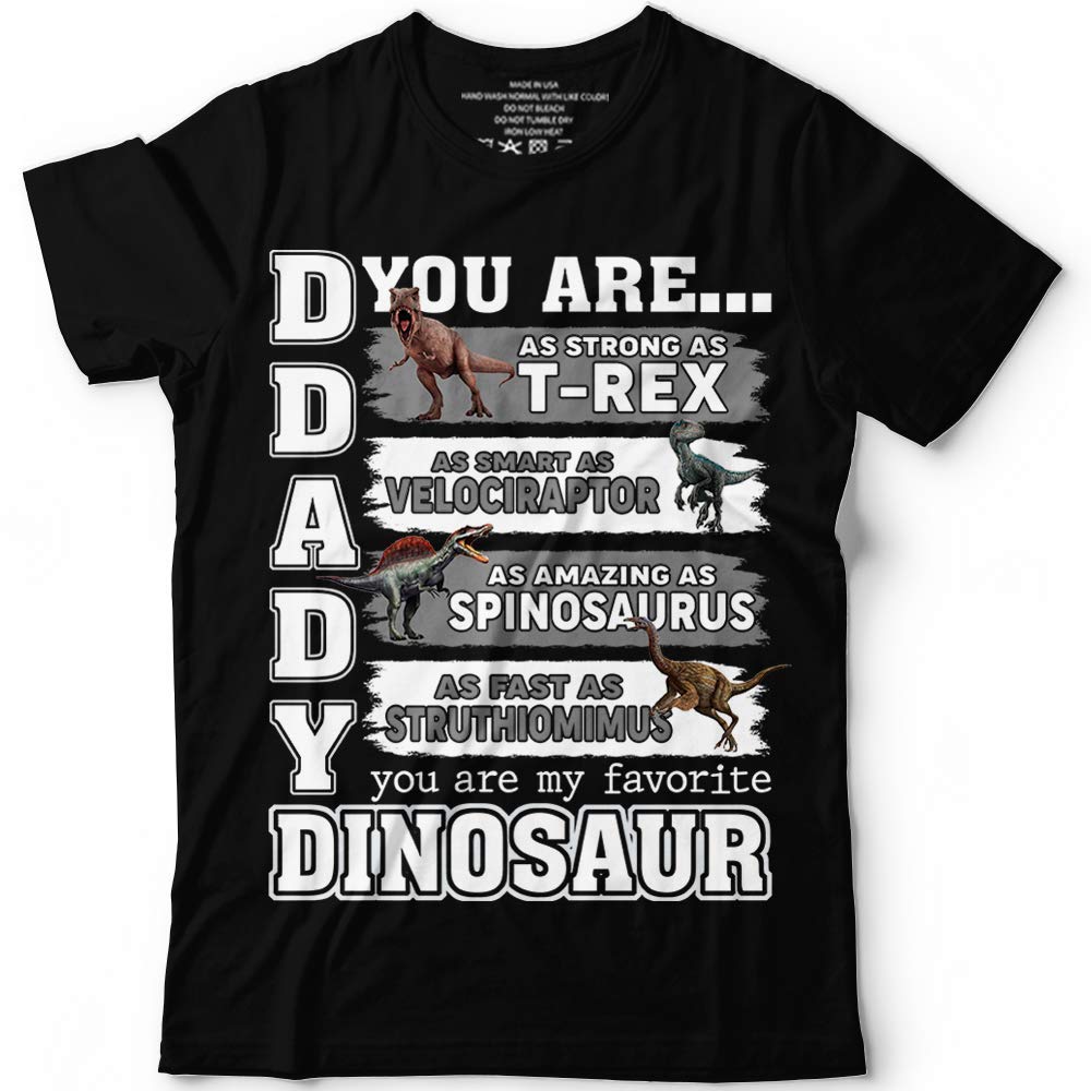 Daddy You Are As Strong As T-rex Funny Father's Day Customized T-shirt __tank Top_