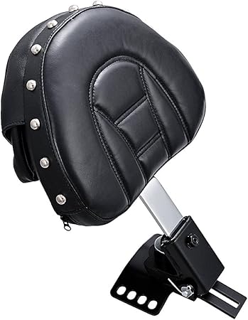 Amazon プラグイン ドライバーライダー バックレストキット 1997 17 ハーレー ツーリング ワンピース スロットシート対応 27 X 21 Cm Rivet Backrest With Pocket M25 215 Amp 1 シート本体 車 バイク
