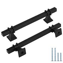 Lepatape 10 Pack 5in Black Cabinet Handles Black