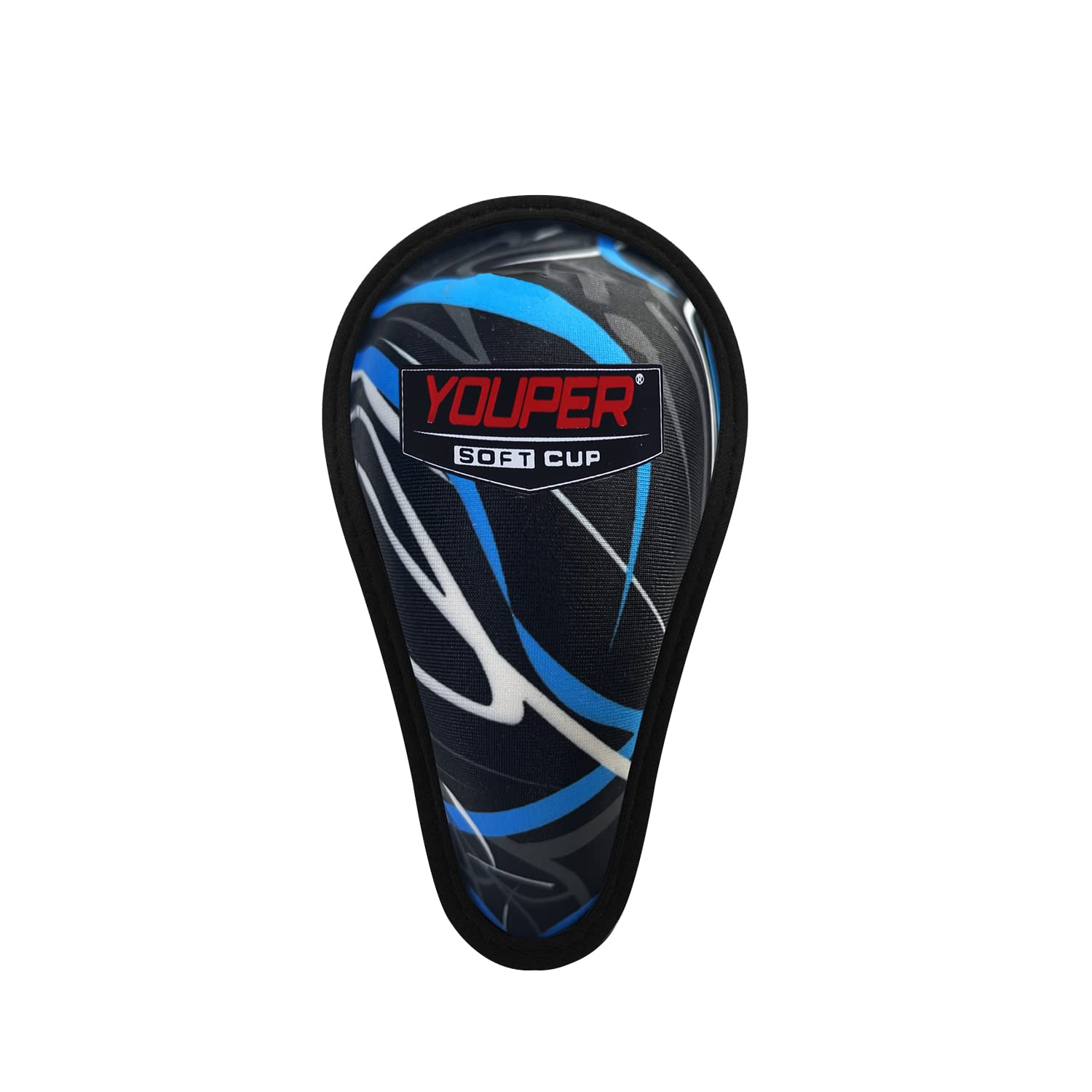 Photo 1 of Youper Boys Youth Soft Foam Protective Athletic Cup (Ages 4-6), Kids Sports Cup for Baseball, Football, Lacrosse, MMA (1, Black Blue)