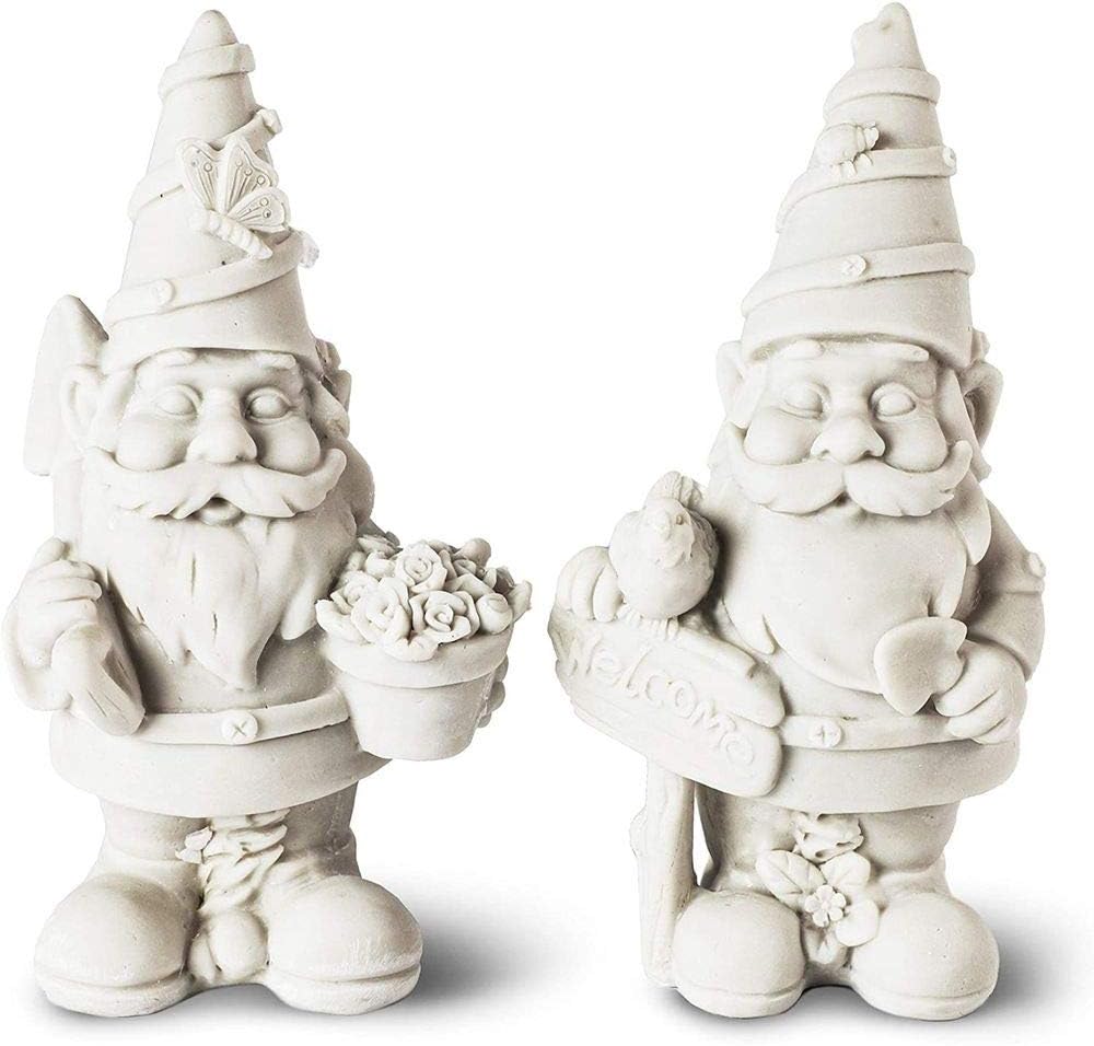 Garden Gnome, Paint Your Own (5 in, 2 Pack)