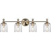 Maxim 21354 Swirl 4 Light 33" Wide Vanity Light - Satin Champagne