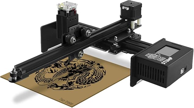 Twotrees Stump Laser Mini Cnc Laser Single Arm Engraving Machine 3d Printing Diy Engraver Desktop Wood Router Cutter Printer Black 5500mw Amazon De Baumarkt