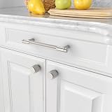 Amerdeco 128mm Knurled Cabinet Pulls Brushed Satin Nickel 10 Pack AM003 view 3