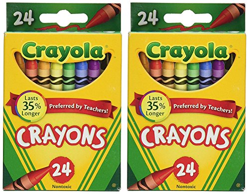 Crayola Crayons 24 Count - 2 Packs (52-3024)