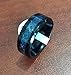 Tanyoyo 8mm Blue Black Dragon Pattern Beveled Edges Celtic Rings Jewelry Wedding Band For Men 7-14 (12)