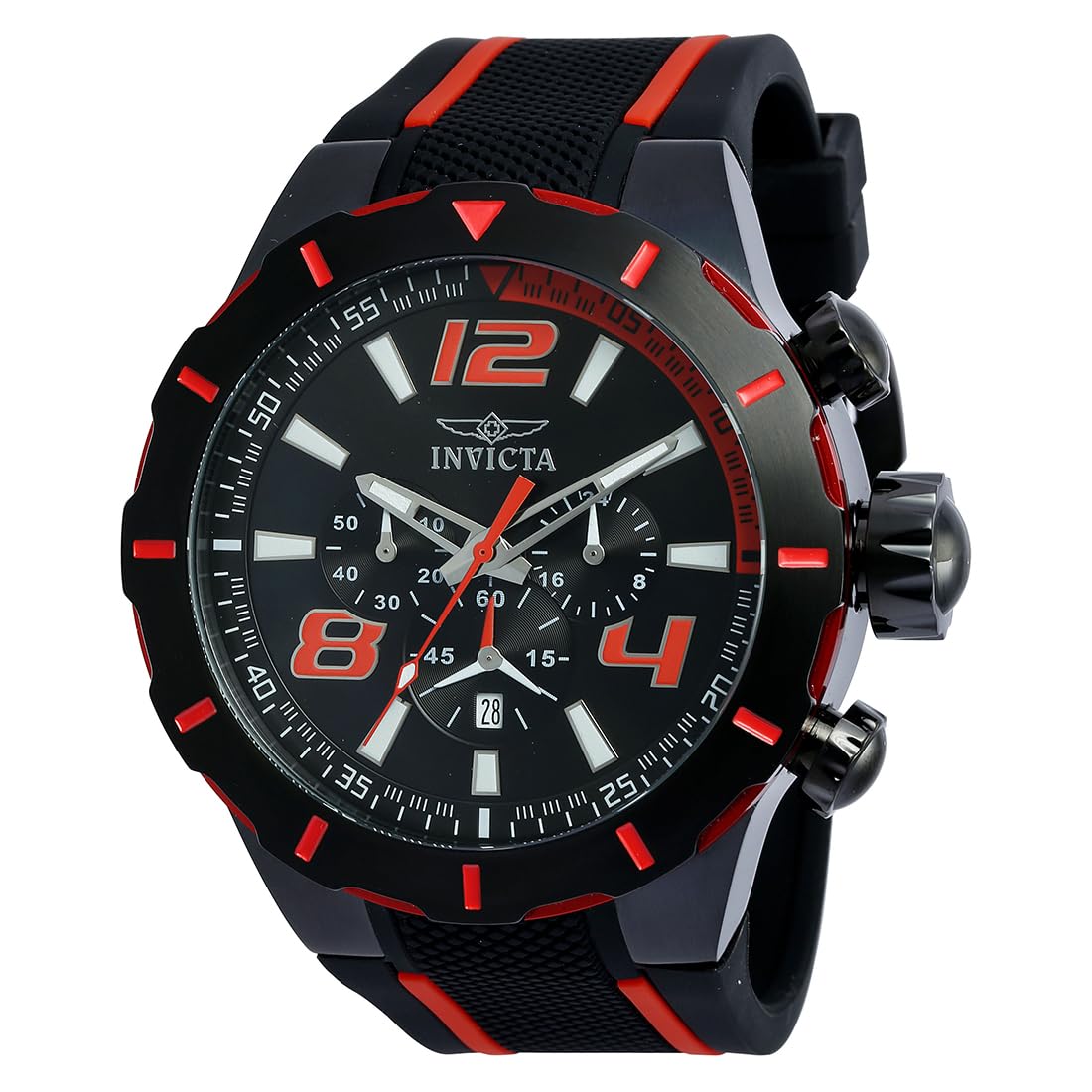 Invicta 20109 S1 Rally Reloj analógico de cuarzo japonés para hombre, color negro