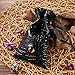 Jovitec DND Dice Bag Dice Pouch Bag of Dice-Leather Dragon Eye-Drawstring Bag for Coin D&D Game 7 Die Dice Dungeons and Dragons, RPG DND Role Playing