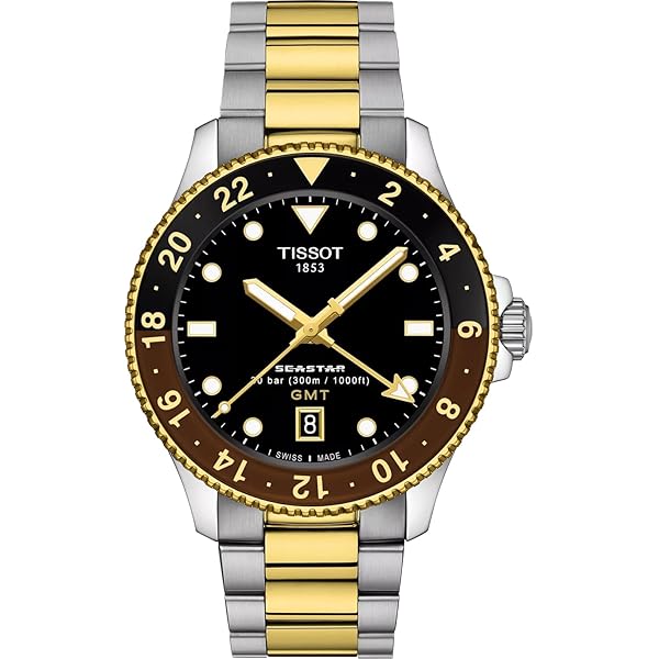 Amazon.com: Tissot Seastar 1000 Quartz GMT : Clothing, Shoes & Jewelry