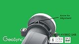 GeoSync Hybrid LNB 6 Output with Sky Bracket & Level - 2 UK Wideband 4 Universal view 4