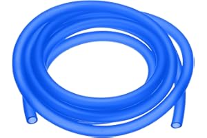 YELARXI Fuel Line Hose Tube, Petrol Fuel Gas Line Pipe Hose Tubing, 1/4" ID 6.6 ft Fit for Small Engine String Trimmer Chainsaw Blower Lawn Mower and Other Power Tools (Blue)