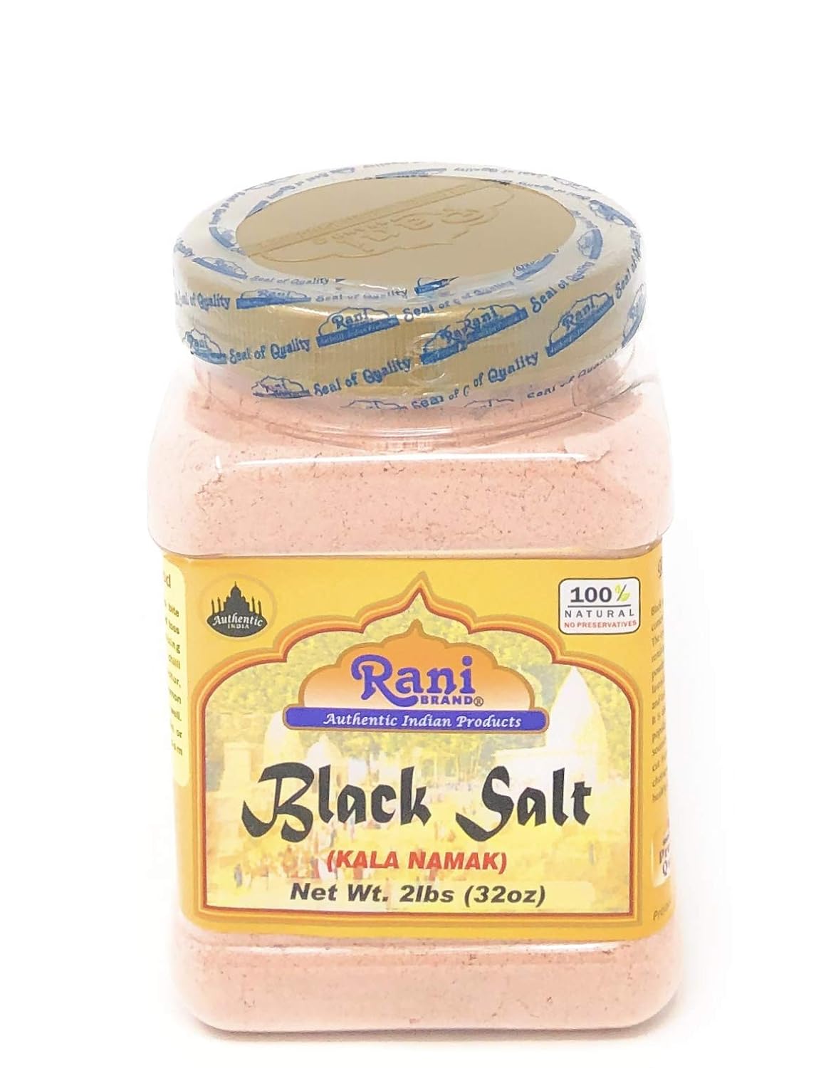 Rani Black Salt (Kala Namak) Powder, Vegan 5oz (142g) Unrefined, Pure and Natural | Gluten Free Ingredients | NON-GMO | Indian Origin : Grocery & Gourmet Food
