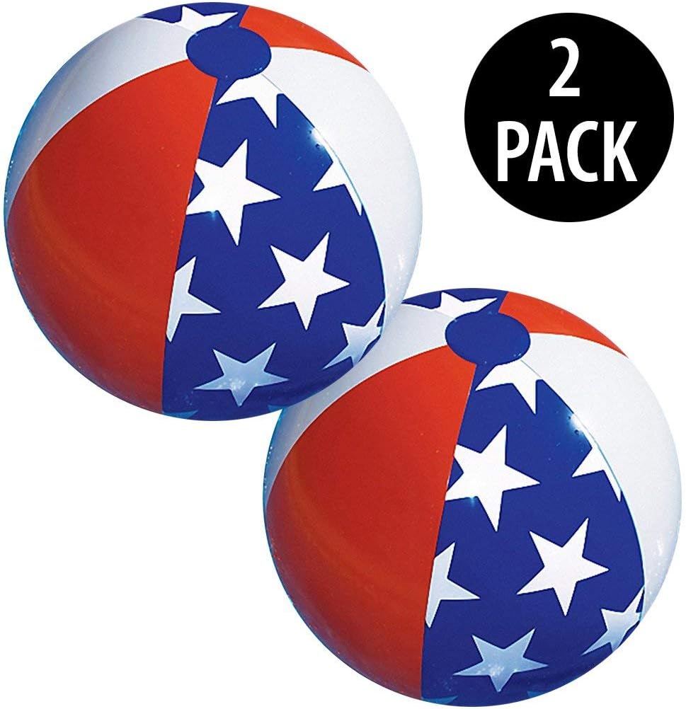 patriotic beach balls