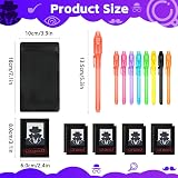 OFFCUP Invisible Ink Spy Pen Set 16pcs UV Light Notebooks Detective Gift view 2
