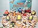 Disney Planes Fire and Rescue Movie Figure Deluxe Cake Toppers / Cupcake Party Decorations Set of 12 with Dusty, Blade Ranger, Smokejumpers and More!