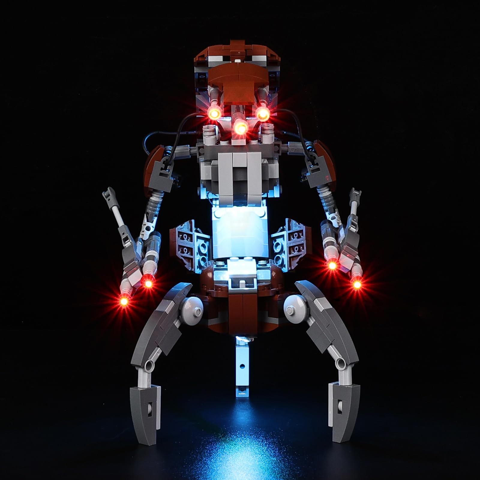 Kyglaring Licht Kompatibel mit Lego Droideka 75381 Bausteine, LED Beleuchtungszubehör für das Lego Modellset 75381 (Kein Modell)