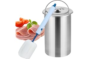WILDDIGIT Ham Maker, Stainless Steel Meat Press Tool for Making Ham Meat Maker Homemade Lunch Meat Maker with Thermometer (HM-001)