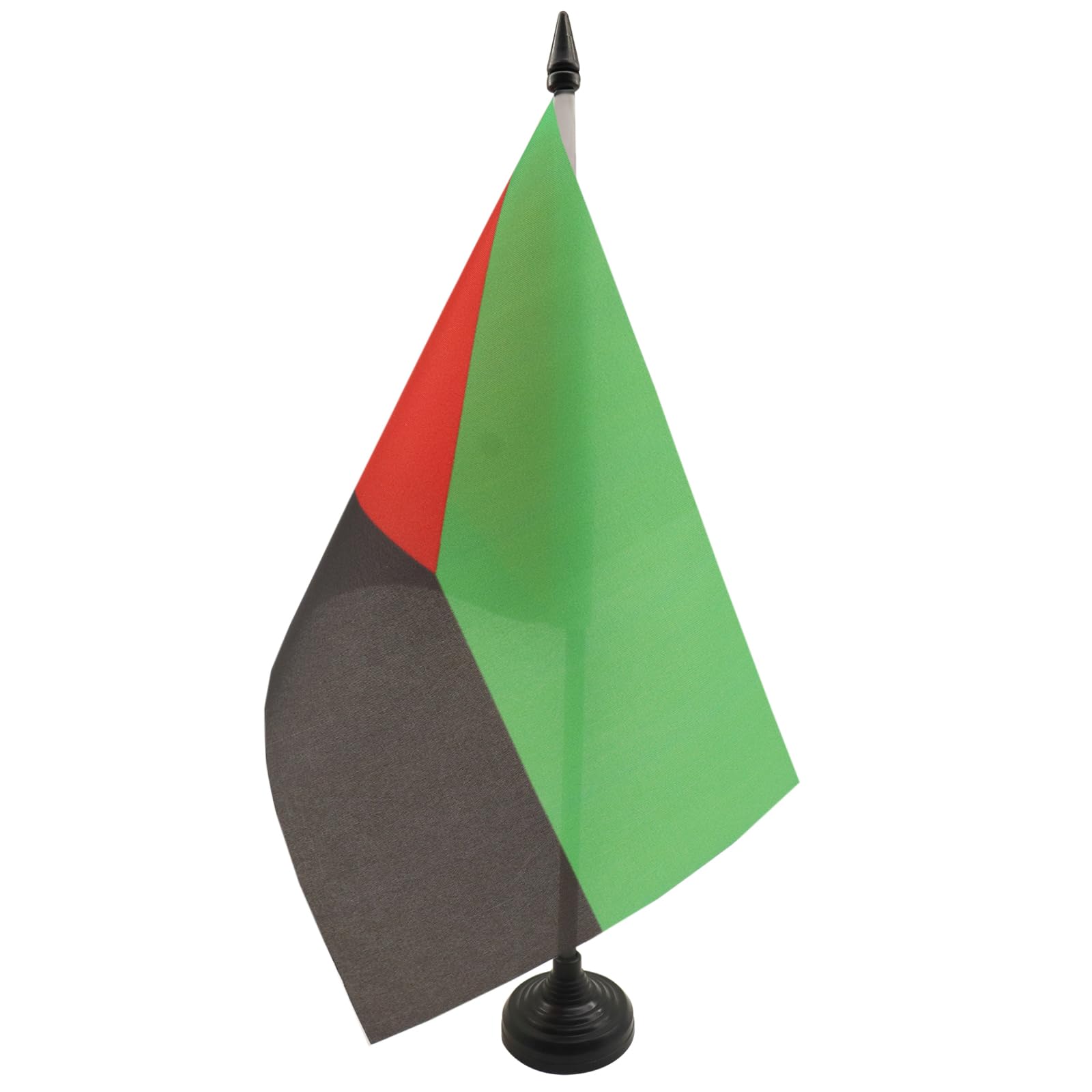 AZ FLAG Martinique independentist Table Flag 5'' x 8'' - French region of Martinique Office Decoration 100% Polyester 21 x 14 cm - Mini Desk Flag with Pole and Black Plastic Base — image 1