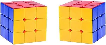 D Eternal Rubiks Cube Combo Set of 2 Rubix Cube 3x3 Rubic Cube high Speed stickerless Magic Rubik Puzzle Rubick Cube Brainstorming Game Toy