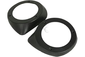 TCT-MOTORPARTS 6.5" Speaker Boxes Pod Fits For Harley Touring Road King Vented Lower Fairing Electra Street Glide 1997-2024