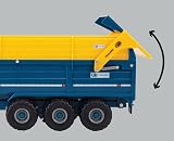 Britains Kane Tri-Axle Halfpipe Trailer 1:32 Farm Toys Compatible 3+ view 5