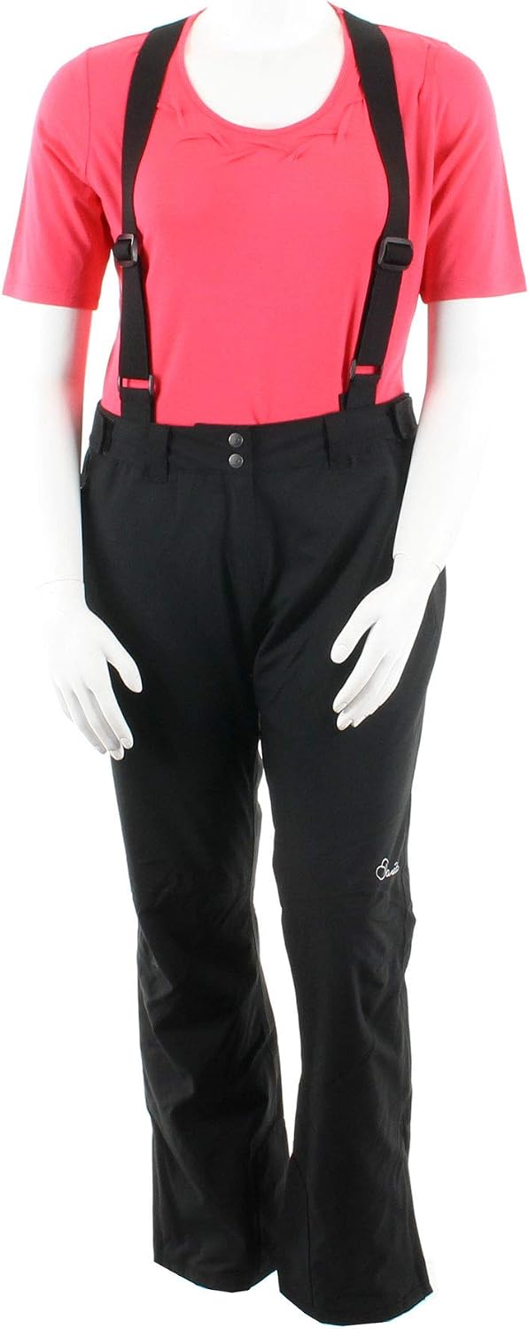 Dare 2b Women's Stand for II Dungarees womens, Overalls, DWW423OS 80026L, Black, FR : XL (Taille Fabricant : 26)