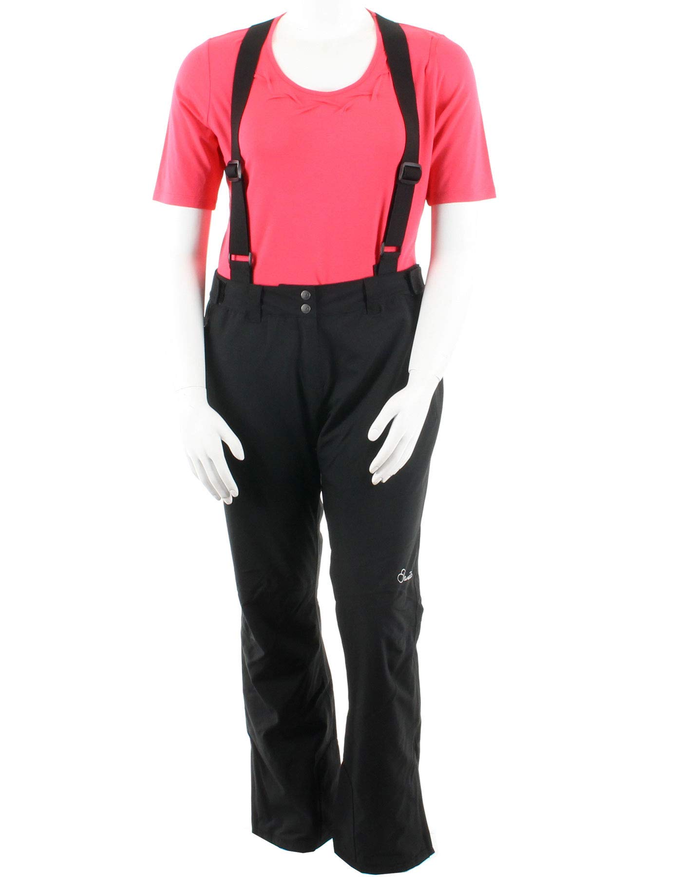 Dare 2b Women's Stand for II Dungarees, womens, Overalls, DWW423OS 80026L, Black, FR : XL (Taille Fabricant : 26)