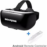 3D VR Headset, SIDARDOE 3D VR Glasses, Virtual Reality Headset with Android Bluetooth Remote Controller, 5th Generation Virtual Reality Glasses Box