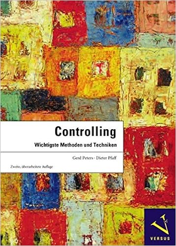 Controlling Wichtigste Methoden Und Techniken Peters Gerd Pfaff Dieter Amazon De Bucher