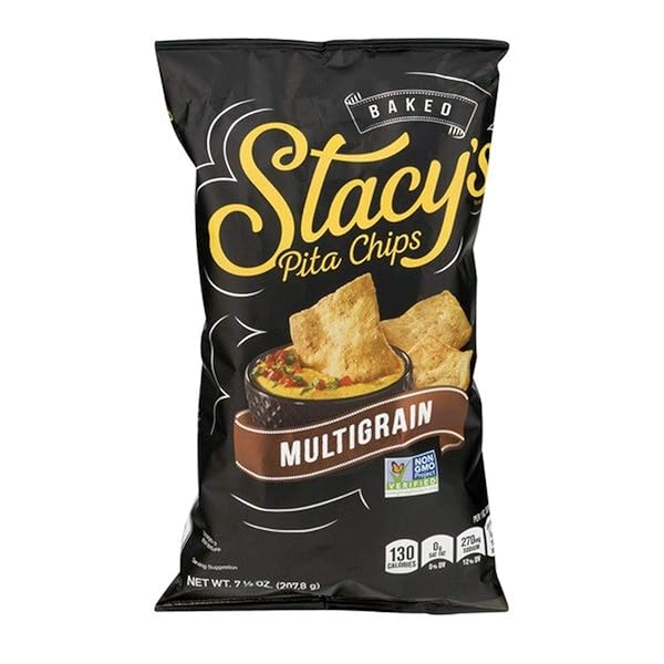 STACY’S PITA CHIPS, TOASTED CHEDDAR, NO ARTIFICIAL COLORS OR FLAVORS, 7 OZ BAG
